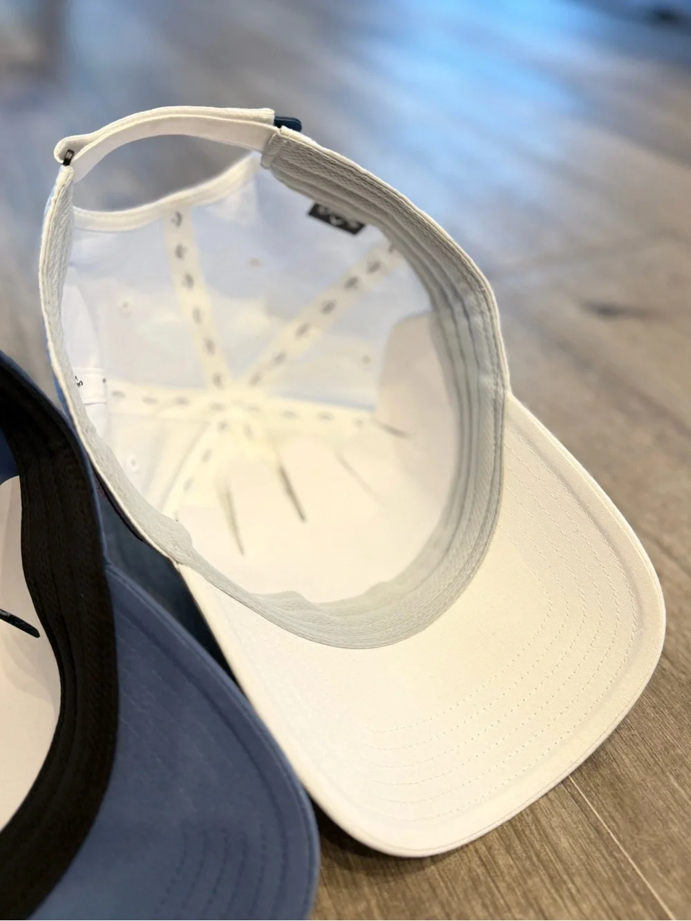 2 Callaway Heritage Twill Adjustable Golf Hats Unstructured Blue & White NWOT